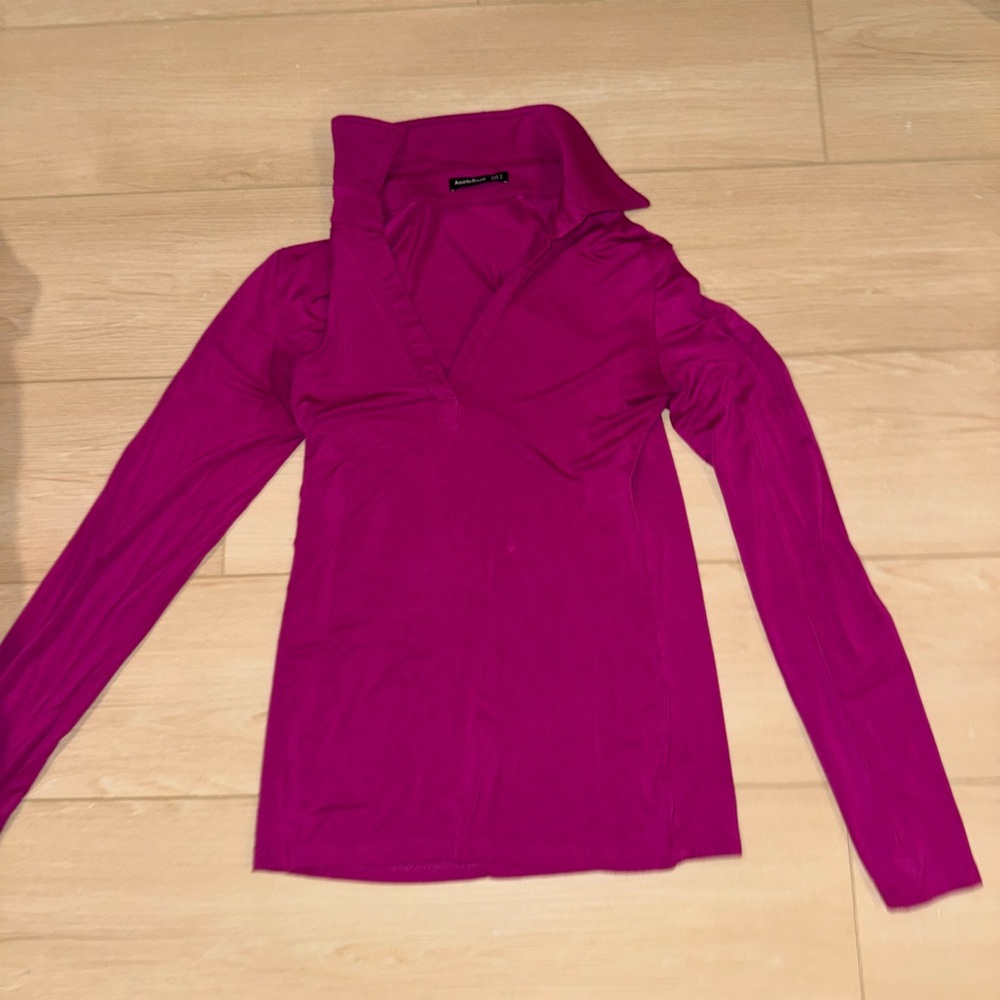 Zara Fuchsia Button Down Shirt